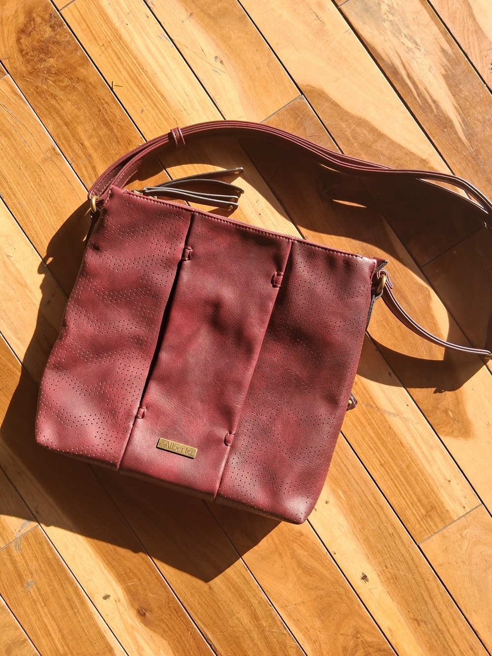 Alberto SPHALA Burgundy Shoulder Bag